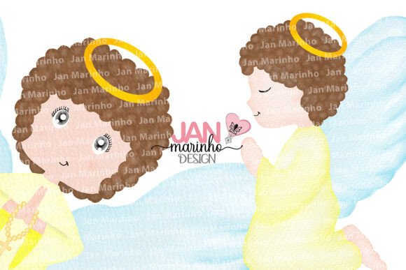 Angel Watercolor Clipart – A Versatile Illustration for Digital Sellers