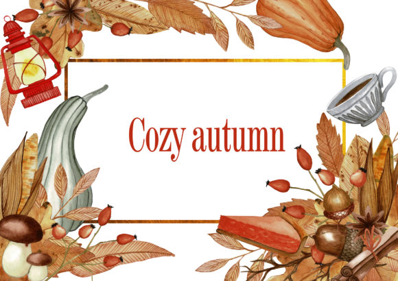 Cozy Autumn Watercolor Illustrations: A Practical Design Asset Review