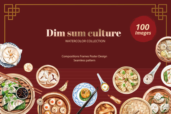Dimsum Watercolor Illustration Set Review: A Fresh Creative Design Asset