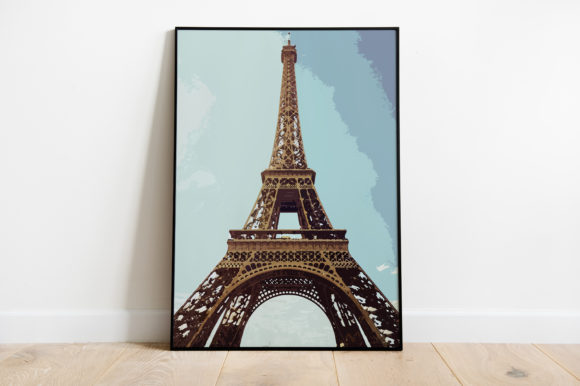 Eiffel Tower Watercolor: A Versatile Illustration for Local Business Branding
