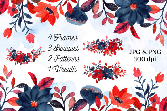 Floral Watercolor Illustrations for Real Crafting Projects