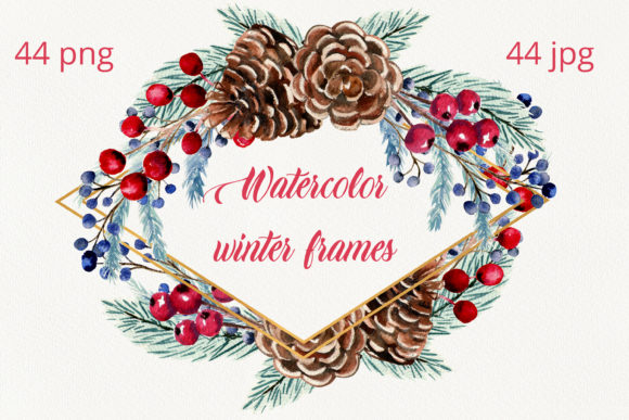 Set Watercolor Winter Frames Review for Real Embroidery Projects