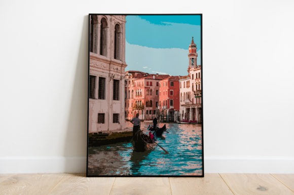 Venice View Landscape Watercolor Review for Real Embroidery Projects