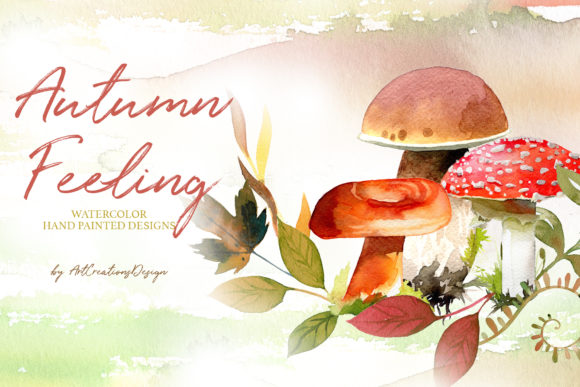 Watercolor Autumn Feeling Design Set Review for Commercial Illustrations