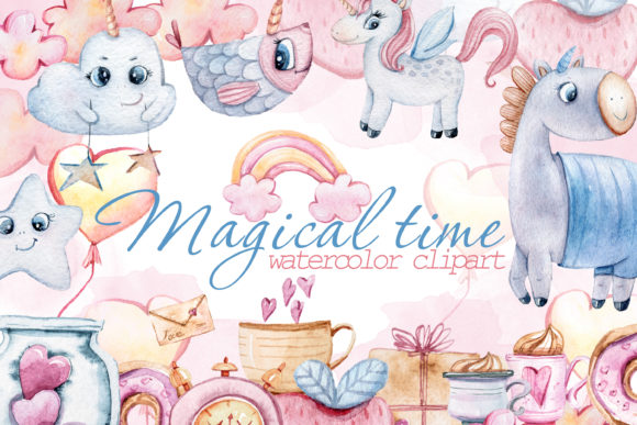 Watercolor Nursery Valentine Clipart: A Versatile Illustration for Creative Projects
