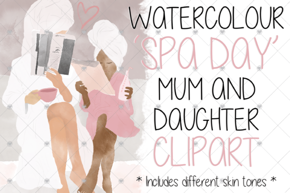 Watercolour, Mum, Daughter, Beauty – A Review for Digital Illustrations